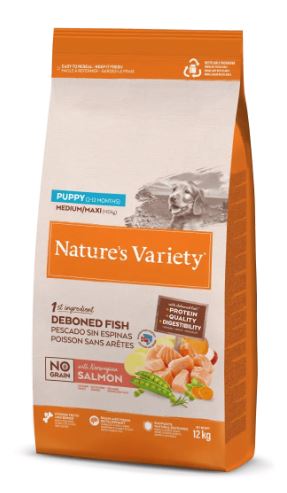 NATURES VARIETY . Puppy Med/Max . Salmon