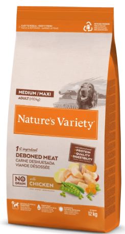 NATURES VARIETY . Adult Med/Max . Chicken